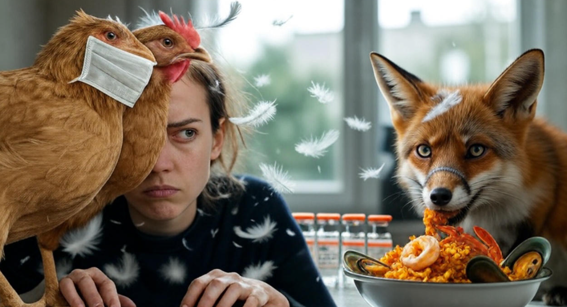 La historia de la gallina y el zorro: el pangolín de 2025