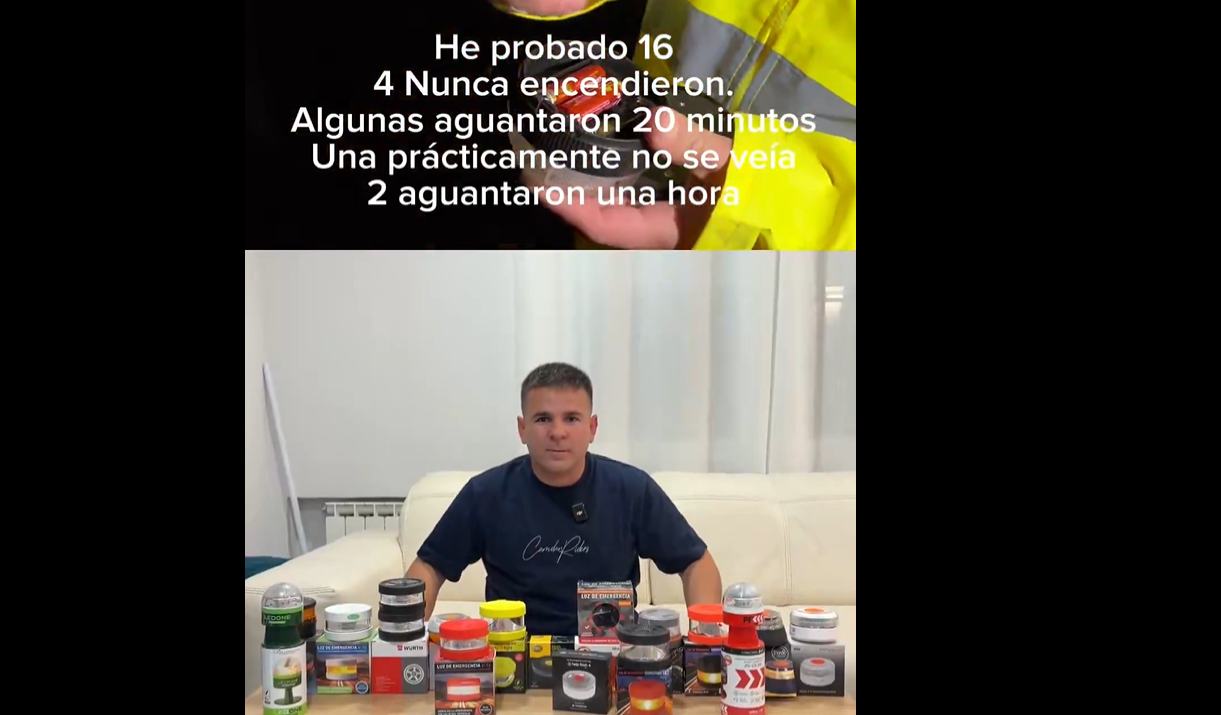 Ángel Gaitán: «no estoy de acuerdo con la baliza V16, pero cómprame la mía»