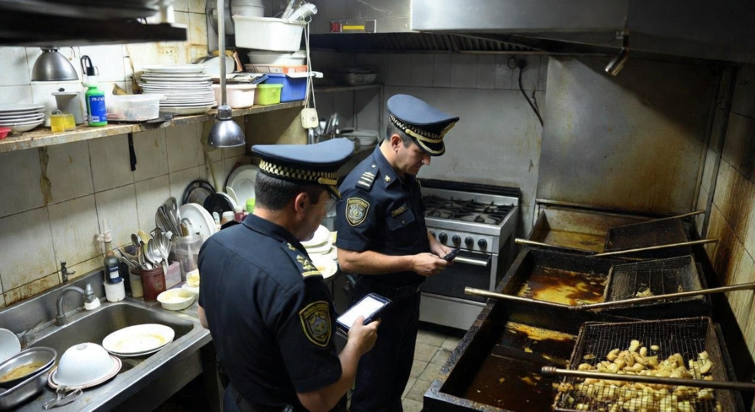 La Policía Municipal de Alcorcón muestra orgullosa como ha resuelto el caso de la freidora con restos de un aceite comprado en pesetas