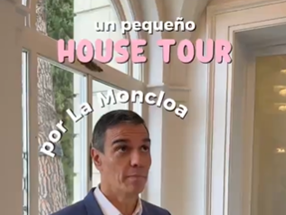 El «house tour» de Sánc-HEZ por la Moncloa, un no puedo más de lo ridículo que soy y lo mucho que me quiero