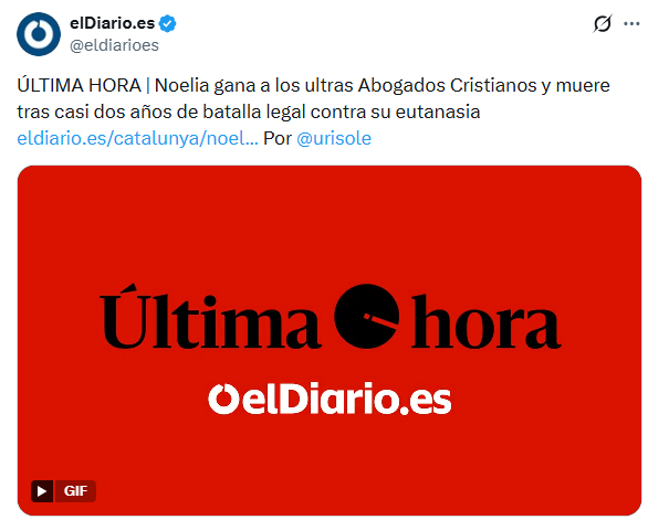 Dedicado a esos que aplauden la «muerte digna», pero siempre que sea la de otros