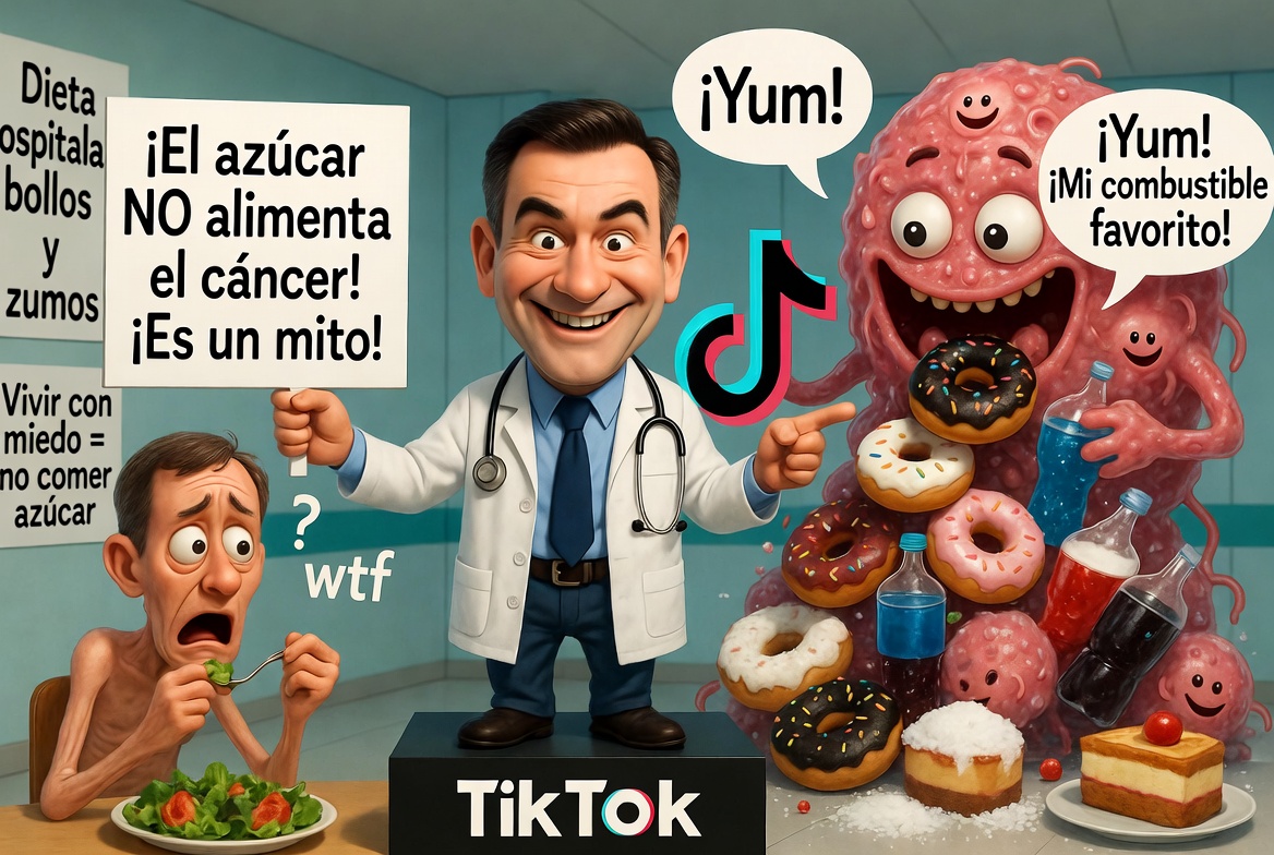 Consejos de un oncólogo a sus pacientes: no hagas caso a los magufos y consume azúcar y carbohidratos, ¿qué puede salir mal?