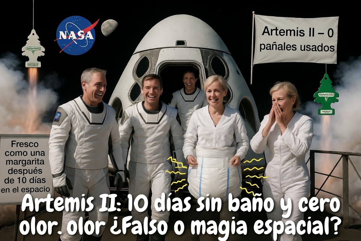¿Dónde y cómo hacen sus cosas los astronautas? ¿Saldrías con esa cara de felicidad?