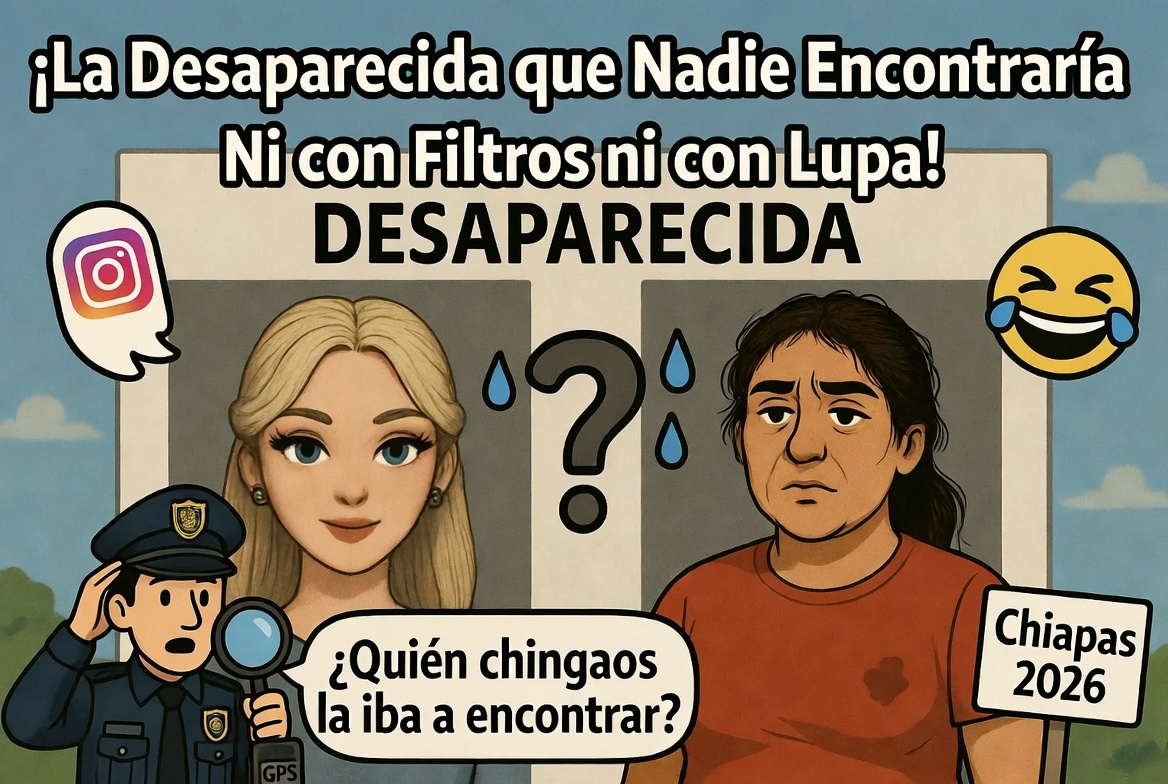 No la encontraba nadie porque usaban una foto editada de Instagram para buscarla