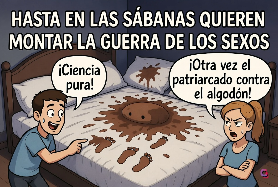 ¿Serías capaz de organizar un conflicto entre hombres y mujeres incluso cuando duermen? ¡Sujétame el cubata!
