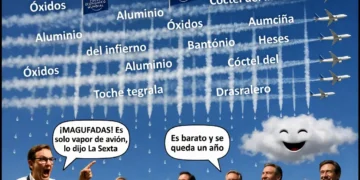 ¡Alerta, nubes sospechosas! El WEF se quita la careta y admite a cámara que sí, están echando potingues al cielo… y los telecreyentes siguen con el “es solo vapor de agua, no seas magufo”
