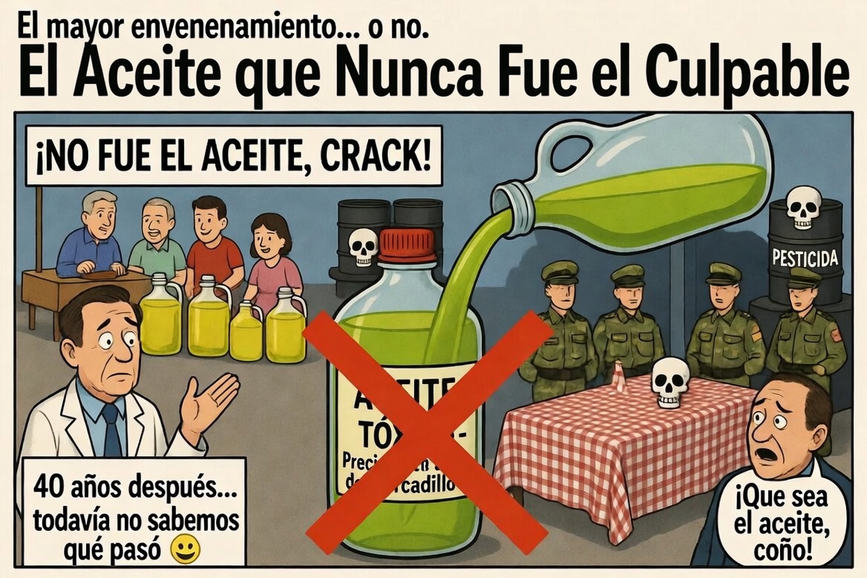 Gente que sigue tragándose el cuento de la colza, esa gente tan telecreyente…