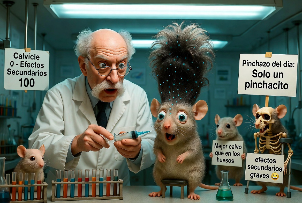 ¡La ciencia al rescate: Ahora la calvicie se cura con un pinchacito! (Y mañana… quién Sabe)