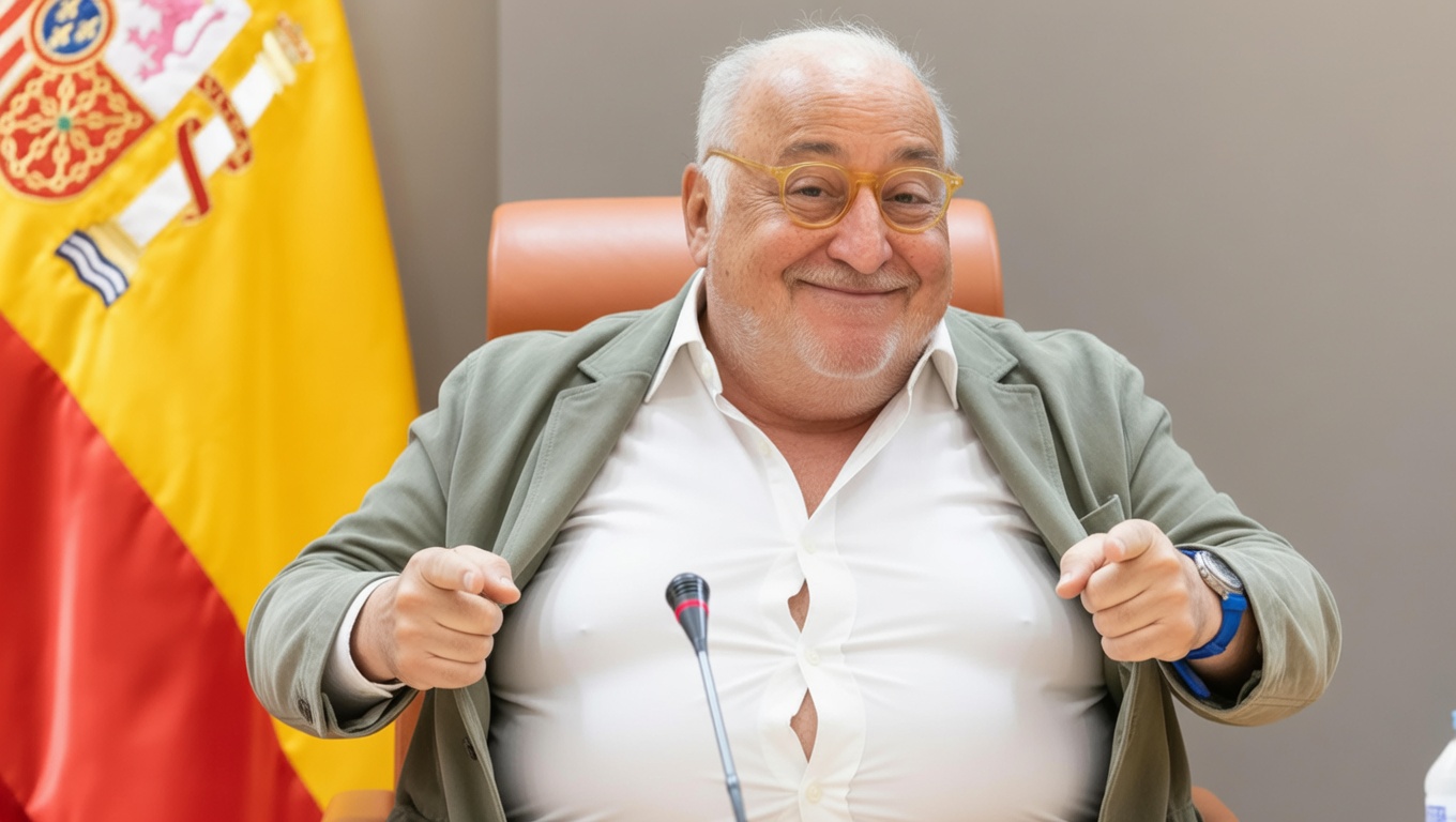 A Pere Navarro, director de la DGT, solo le falta obligarte a adelgazar para conducir, mientras él sigue estando bastante «fondón» (los coches que tiene el «ecologista»)