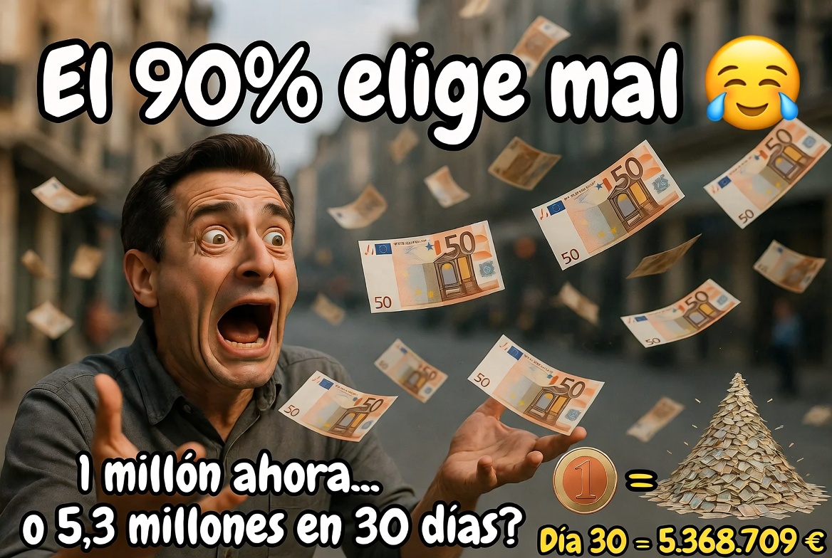 El gran engaño del millón de euros (y por qué el 90% de la humanidad sigue cayendo como un tonto)
