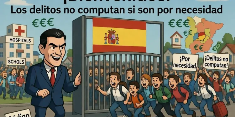 ¡Los delitos no computan si son por necesidad! O cómo Pedro Sánchez ha convertido el Código Penal en un menú de excusas con su último decretazo migratorio