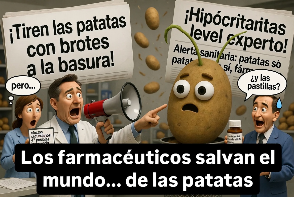 Los farmacéuticos dan la alerta sanitaria… pero no sobre lo que ellos venden, sino sobre las patatas