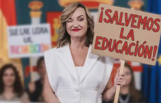 El chiste de la ex-ministro de Educación Pilar Alegría se cuenta solo