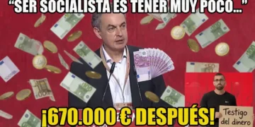Rehaciendo una de las frases célebres de Zapatero: ser socialista es tener mucho y estar dispuesto a dar poco