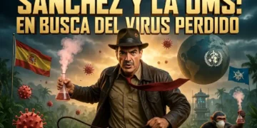 Guion de la película: «Sánchez y la OMS: en busca del v1rvs perdido»
