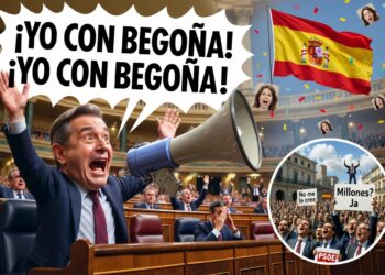 Yo con Begoña, la frase más repetida en España por los pelotas, enchufados, tuercebotas, vagos y más lametraseros del lugar