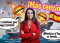 La agente Sarah Santaolalla cumpliendo su labor a la perfección y consiguiendo que se hable de ella y no de lo importante