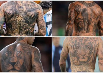 Poco se habla de los tatuajes de los jugadores de la selección Argentina: se tatúan incluso series de televisión