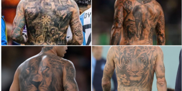 Poco se habla de los tatuajes de los jugadores de la selección Argentina: se tatúan incluso series de televisión