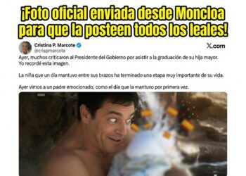 ¡Lo que nos faltaba por ver! Moncloa reparte fotos de Sánchez con su hija bebé para el gran autobombo emocional