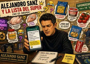 El inolvidable troleo a Alejandro Sanz utilizándole como lista de la compra