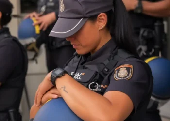 El capítulo lacrimógeno de Ceuta: los lloros de la agente de Policía, los vivas al Rey y los vivas a Vivas