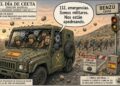 Un grupo de unos 40 invasores ataca a un vehículo militar en Ceuta y ¡los militares llamaron al 112!