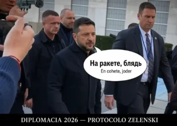 Zelenski tiene un problema «de narices» con la mala educación cuando le hacen preguntas que no le gustan (pero si hay que pedir dinero…)