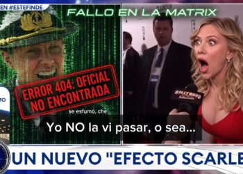 Otro fallo en la Matrix con un nuevo efecto Scarlett Johansson