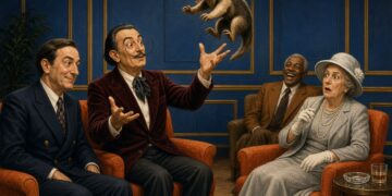 El día que Dalí entró a un programa de televisión con un oso hormiguero