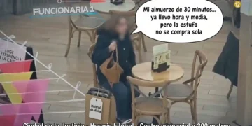 Funcionarios y el enorme trabajo de fichar e irse