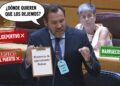 Óscar Puente a un paso de darse cuenta que que el problema no es dónde aparcar el camión, es que el camión no debería haber cruzado