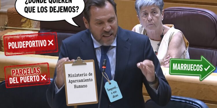 Óscar Puente a un paso de darse cuenta que que el problema no es dónde aparcar el camión, es que el camión no debería haber cruzado