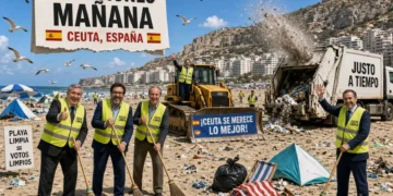 El «milagro» de la playa del Trampolín en Ceuta