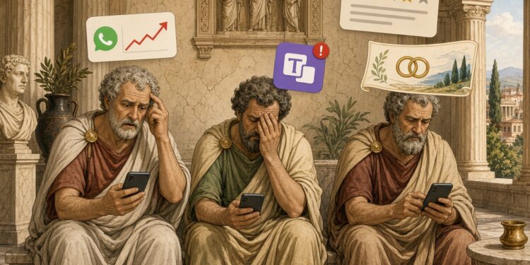 Los divertidos chats entre estoicos si hubieran tenido WhatsApp